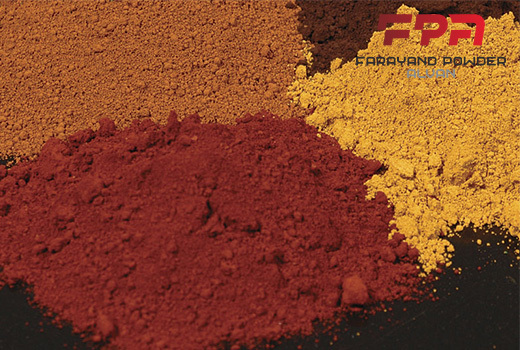 How red iron oxide powder is produced?